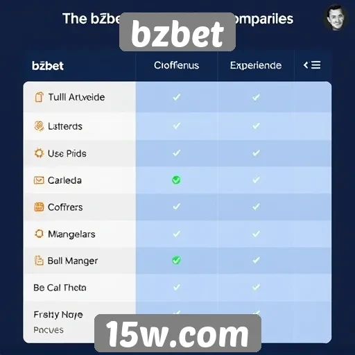 Comparativa entre bzbet e concorrentes do setor