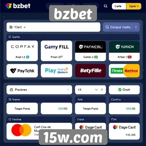 Plataformas de pagamento disponíveis no bzbet
